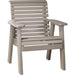 LuxCraft LuxCraft 2' Rollback Recycled Plastic Chair With Cup Holder Weatherwood Outdoor Chair 2PPBWW