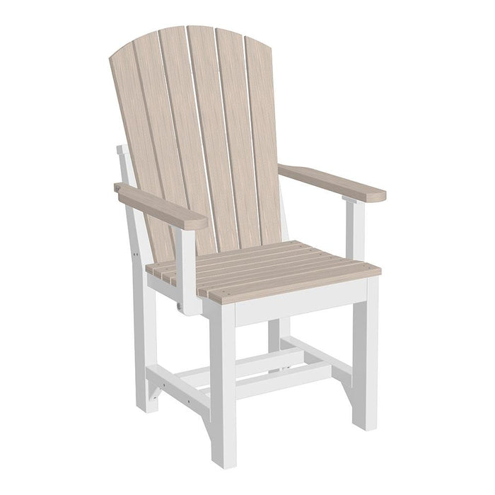 LuxCraft LuxCraft Adirondack Arm Chair Birch / White / Dining Chair AAC-BI/WH-D