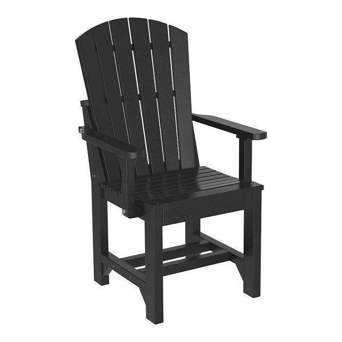 LuxCraft LuxCraft Adirondack Arm Chair Black / Dining Chair AAC-BL-D