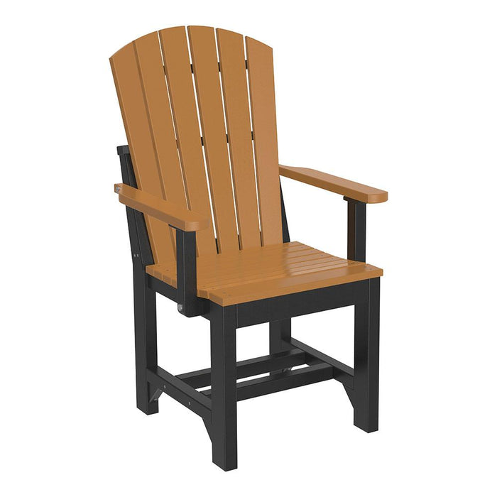 LuxCraft LuxCraft Adirondack Arm Chair Cedar / Black / Dining Chair AAC-CD/BL-D