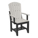 LuxCraft LuxCraft Adirondack Arm Chair Dove Gray / Black / Dining Chair AAC-DVGR/BL-D