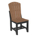LuxCraft LuxCraft Adirondack Side Chair Antique Mahogany / Black / Dining Chair ASC-AM/BL-D