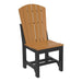LuxCraft LuxCraft Adirondack Side Chair Cedar / Black / Dining Chair ASC-CD/BL-D
