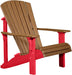 LuxCraft LuxCraft Antique Mahogany Deluxe Recycled Plastic Adirondack Chair Adirondack Deck Chair