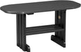 LuxCraft LuxCraft Black Recycled Plastic Coffee Table Black Coffee Table PCTBK