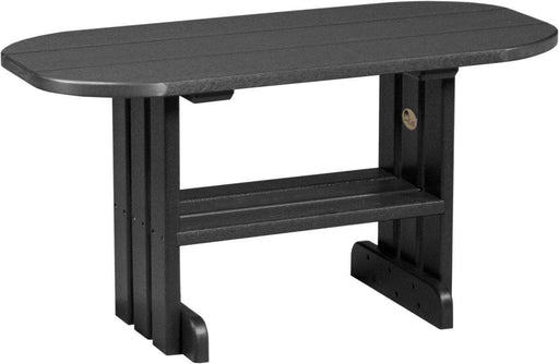 LuxCraft LuxCraft Black Recycled Plastic Coffee Table Black Coffee Table PCTBK