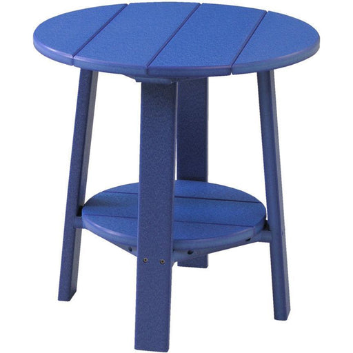 LuxCraft LuxCraft Blue Recycled Plastic Deluxe End Table Blue End Table PDETB
