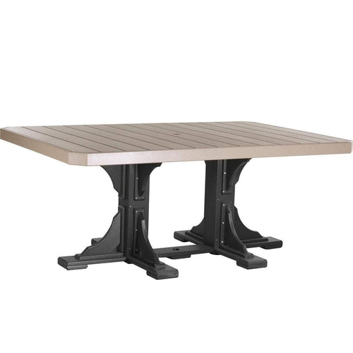 LuxCraft LuxCraft Cedar Recycled Plastic 4x6 Rectangular Table Tables