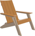 LuxCraft Luxcraft Cedar Urban Adirondack Chair With Cup Holder Cedar on Weatherwood Adirondack Deck Chair