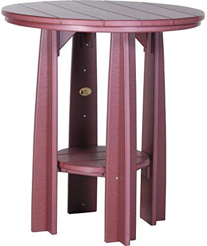 LuxCraft LuxCraft Cherry Recycled Plastic 36" Balcony Table Cherry Tables PBATCH