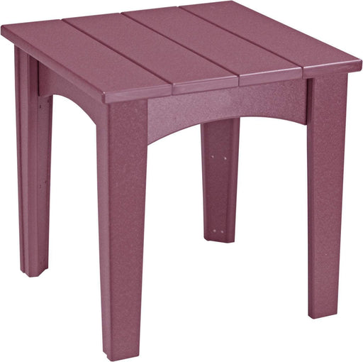 LuxCraft LuxCraft Cherry Recycled Plastic Island End Table Cherry Accessories IETCW