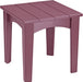 LuxCraft LuxCraft Cherry Recycled Plastic Island End Table With Cup Holder Cherry Accessories IETCW
