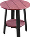 LuxCraft LuxCraft Cherry wood Recycled Plastic Deluxe End Table Cherry wood on Black End Table PDETCWB