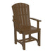 LuxCraft LuxCraft Chestnut Brown Adirondack Arm Chair With Cup Holder Chestnut Brown / Dining Chair AAC-CHBR-D