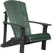 LuxCraft LuxCraft Deluxe Recycled Plastic Adirondack Chair With Cup Holder Adirondack Deck Chair
