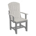 LuxCraft LuxCraft Dove Gray Adirondack Arm Chair Dove Gray / Slate / Dining Chair AAC-DVGR/SL-D