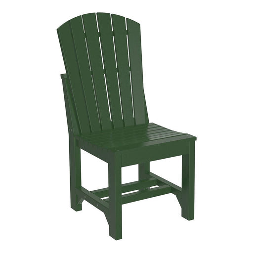 LuxCraft LuxCraft Green Adirondack Side Chair With Cup Holder Green / Dining Chair ASC-GR-D