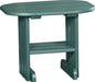 LuxCraft LuxCraft Green Recycled Plastic End Table With Cup Holder Green Accessories PETG