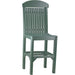LuxCraft LuxCraft Green Recycled Plastic Regular Chair With Cup Holder Green / Bar Chair Chair PRCBGG