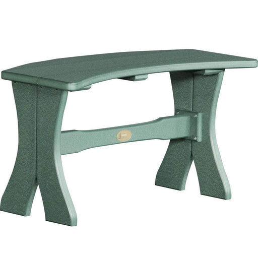 LuxCraft LuxCraft Green Recycled Plastic Table Bench Green / 28" Bench P28TBG
