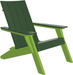 LuxCraft Luxcraft Green Urban Adirondack Chair Green on Lime Green Adirondack Deck Chair UACGLM
