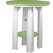 LuxCraft LuxCraft Lime Green Recycled Plastic 36" Balcony Table With Cup Holder Lime Green On White Tables PBATLGW