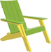 LuxCraft Luxcraft Lime Green Urban Adirondack Chair Lime Green on Yellow Adirondack Deck Chair