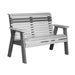 LuxCraft Luxcraft Plain Bench With Cup Holder Dove Gray/Slate Benche 4PPBDGS