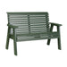 LuxCraft Luxcraft Plain Bench With Cup Holder Green Benche 4PPBG