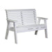 LuxCraft Luxcraft Plain Bench With Cup Holder White Benche 4PPBW