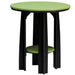 LuxCraft LuxCraft Recycled Plastic 36" Balcony Table Lime Green On Black Tables PBATLGB