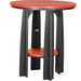 LuxCraft LuxCraft Recycled Plastic 36" Balcony Table Red On Black Tables PBATRB
