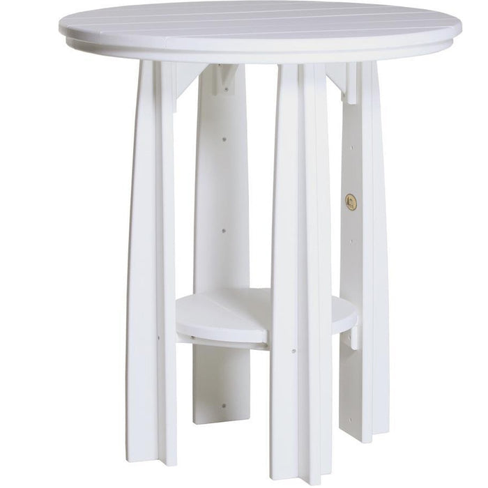 LuxCraft LuxCraft Recycled Plastic 36" Balcony Table White Tables PBATW