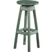 LuxCraft LuxCraft Recycled Plastic Bar Stool With Cup Holder Green Stool PBSG