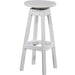 LuxCraft LuxCraft Recycled Plastic Bar Stool With Cup Holder White Stool PBSW