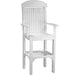 LuxCraft LuxCraft Recycled Plastic Captain Chair White / Bar Chair Chair PCCBW