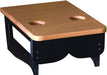 LuxCraft LuxCraft Recycled Plastic Center Table Cupholder Cedar on Black Accessories PCTACB