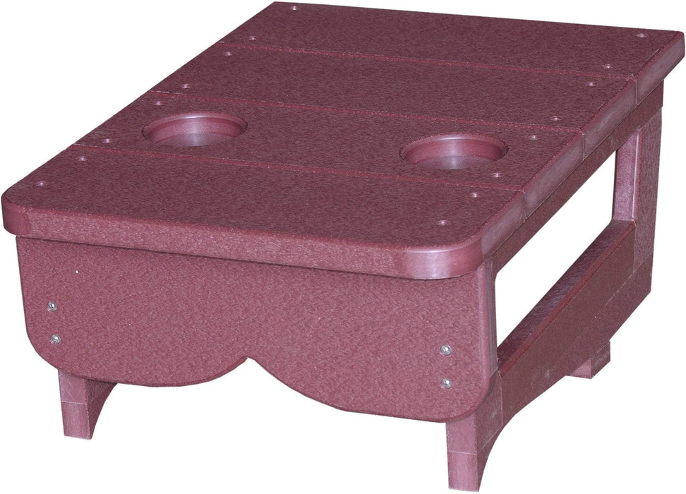LuxCraft LuxCraft Recycled Plastic Center Table Cupholder Cherry Accessories PCTACW