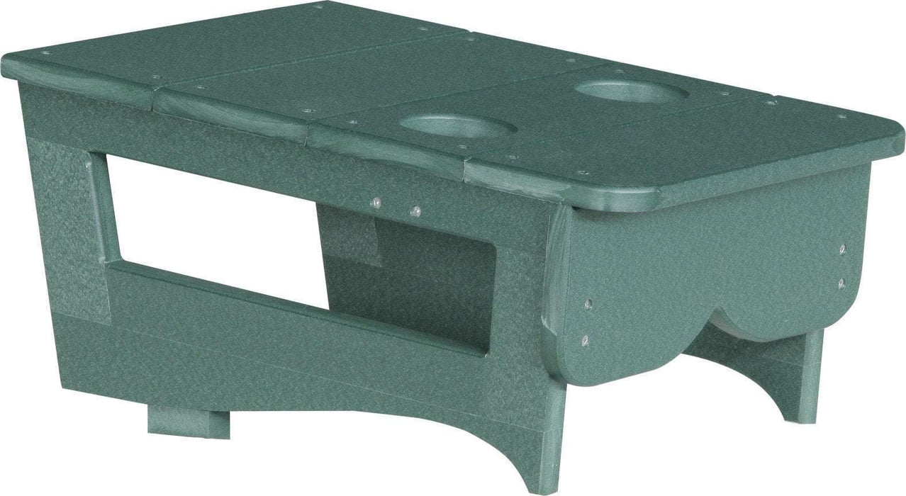 LuxCraft LuxCraft Recycled Plastic Center Table Cupholder Green Accessories PCTAG