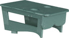 LuxCraft LuxCraft Recycled Plastic Center Table Cupholder With Cup Holder Green Accessories PCTAG