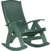 LuxCraft LuxCraft Recycled Plastic Comfort Porch Rocking Chair Green Rocking Chair PCRG