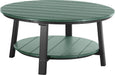 LuxCraft LuxCraft Recycled Plastic Deluxe Conversation Table Green Accessories PDCTBG