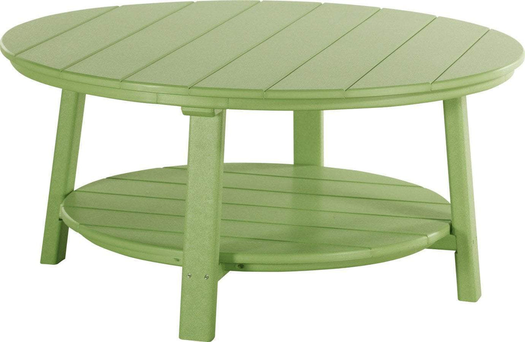 LuxCraft LuxCraft Recycled Plastic Deluxe Conversation Table Lime Green Accessories PDCTLG