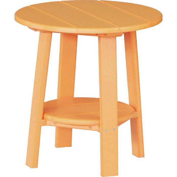 LuxCraft LuxCraft Recycled Plastic Deluxe End Table Tangerine End Table PDETT