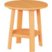 LuxCraft LuxCraft Recycled Plastic Deluxe End Table With Cup Holder Tangerine End Table PDETT