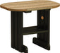 LuxCraft LuxCraft Recycled Plastic End Table Antique Mahogany on Black Accessories PETAMB
