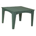 LuxCraft LuxCraft Recycled Plastic Island Dining Table Green Tables IDT44SG