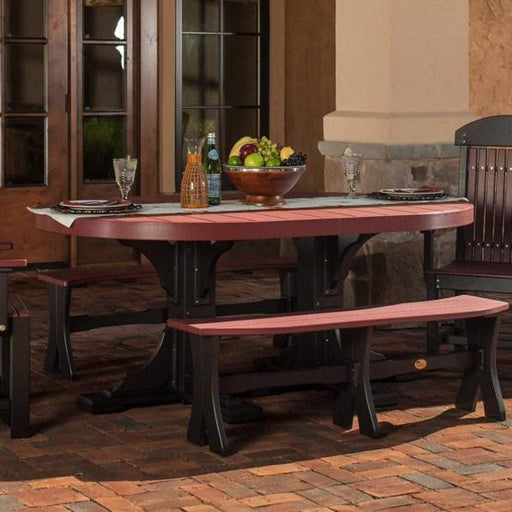 LuxCraft LuxCraft Recycled Plastic Oval Table Tables