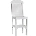 LuxCraft LuxCraft Recycled Plastic Regular Chair White / Bar Chair Chair PRCBW