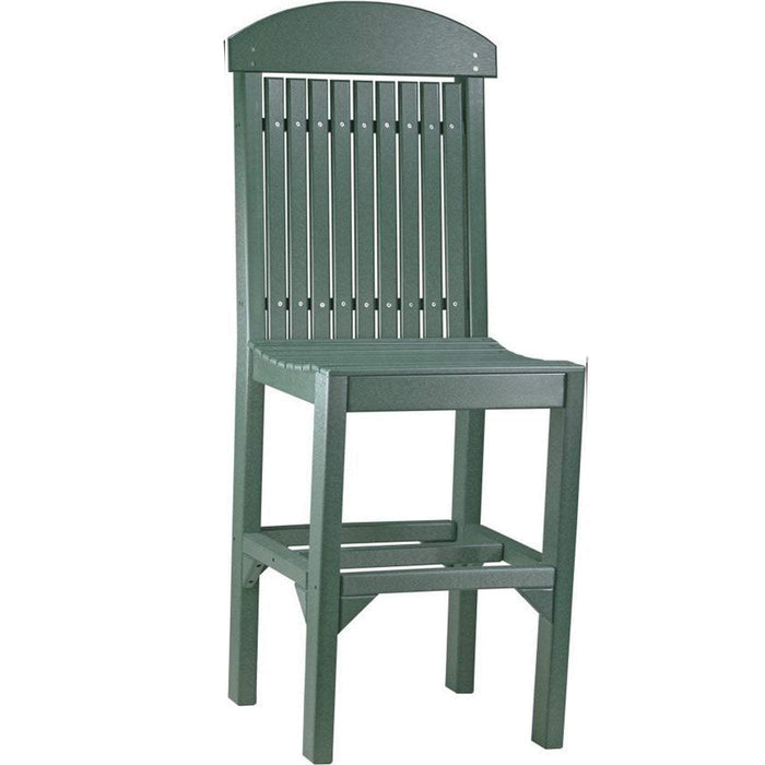 LuxCraft LuxCraft Recycled Plastic Regular Chair With Cup Holder Green / Bar Chair Chair PRCBGG
